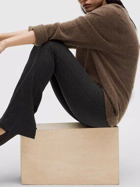 Lululemon Softy Suedey Split-Hem High-Rise Mini-Flare Pant